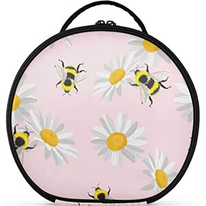 Daisy Tech Moyyo Cute Bees Daisy Large Make up Bag for Women, Travel Makeup Bag with Removable Compartments, Waterproof Cosmetic Bag Portable Make Up Train Case Makeup Organiser Bag Toiletry Bag Daisy Tech Moyyo Cute Bees Daisy Large Make up Bag for Women, Travel Makeup Bag with Removable Compartments, Waterproof Cosmetic Bag Portable Make Up Train Case Makeup Organiser Bag Toiletry Bag