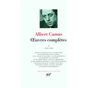 Camus, Albert Oeuvres completes vol. 2 1944-1948 (Leatherbound) Camus, Albert Oeuvres completes vol. 2 1944-1948 (Leatherbound)