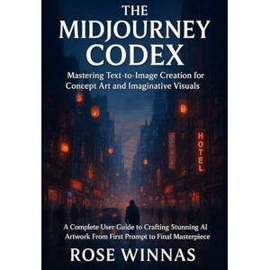 Winnas, Rose The Midjourney Codex: Mastering Text-to-Image Creation for Concept Art and Imaginative Visuals: A Complete User Guide to Crafting Stunning AI Artwork From First Prompt to Final Masterpiece Winnas, Rose The Midjourney Codex: Mastering Text-to-Image Creation for Concept Art and Imaginative Visuals: A Complete User Guide to Crafting Stunning AI Artwork From First Prompt to Final Masterpiece