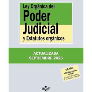Editorial Tecnos Ley Orgánica del Poder Judicial: y Estatutos orgánicos (Derecho Biblioteca de Textos Legales) Editorial Tecnos Ley Orgánica del Poder Judicial: y Estatutos orgánicos (Derecho Biblioteca de Textos Legales)