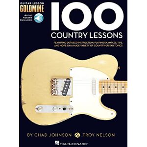 Various 100 Country Lessons. Guitar Solo. Includes Audio Online: Guitar Lesson Goldmine Series Various 100 Country Lessons. Guitar Solo. Includes Audio Online: Guitar Lesson Goldmine Series
