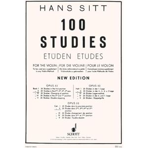 100 Etudes: 20 Etudes dans 2me, 3me, 4me et 5me position. A employer comme supplément pour toute Méthode de Violon. op. 32. violin. 100 Etudes: 20 Etudes dans 2me, 3me, 4me et 5me position. A employer comme supplément pour toute Méthode de Violon. op. 32. violin.