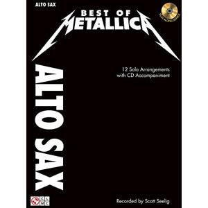 Various Best Of Metallica Alto Sax Book/Cd: Instrumental Play-Along Various Best Of Metallica Alto Sax Book/Cd: Instrumental Play-Along