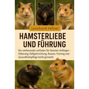 Fellner, Leonhardt HAMSTERLIEBE UND FÜHRUNG: Der umfassende Leitfaden für Hamster-Anfänger – Fütterung, Käfigeinrichtung, Rassen, Training und Gesundheitspflege leicht gemacht Fellner, Leonhardt HAMSTERLIEBE UND FÜHRUNG: Der umfassende Leitfaden für Hamster-Anfänger – Fütterung, Käfigeinrichtung, Rassen, Training und Gesundheitspflege leicht gemacht