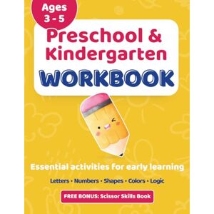 Fun Family Moments, Soizic My Preschool & Kindergarten Workbook Ages 3–5: All-in-One Learning Program for Alphabet, Numbers, Shapes, Colors, Logic & Fine Motor Skills Fun Educational Activities for Early Learning Fun Family Moments, Soizic My Preschool & Kindergarten Workbook Ages 3–5: All-in-One Learning Program for Alphabet, Numbers, Shapes, Colors, Logic & Fine Motor Skills Fun Educational Activities for Early Learning