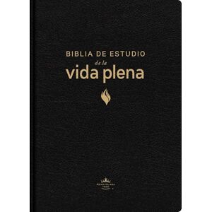 Reina Rvr60, Biblia de Estudio de la Vida Plena, Edición Clásica, Piel Fabricada, Negro, Palabras de Jesús En Rojo, Comfort Print: Rvr60, Edición ... Leather, Words of Jesus in Red, Comfort Print Reina Rvr60, Biblia de Estudio de la Vida Plena, Edición Clásica, Piel Fabricada, Negro, Palabras de Jesús En Rojo, Comfort Print: Rvr60, Edición ... Leather, Words of Jesus in Red, Comfort Print
