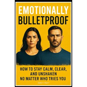 T, Chad Emotionally Bulletproof "How to Stay Calm, Clear, and Unshaken No Matter Who Tries You T, Chad Emotionally Bulletproof "How to Stay Calm, Clear, and Unshaken No Matter Who Tries You