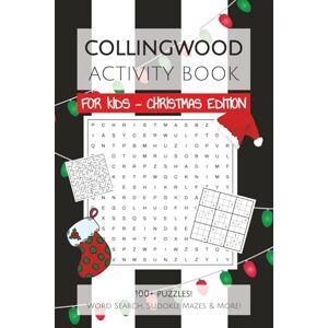Middle, Jones In The Collingwood Football Club Activity Book FOR KIDS CHRISTMAS EDITION: 100+ Word Search, Sudoku & Mazes with Easy to Read Print about everything ... Gifts for Christmas, KK and Holidays Middle, Jones In The Collingwood Football Club Activity Book FOR KIDS CHRISTMAS EDITION: 100+ Word Search, Sudoku & Mazes with Easy to Read Print about everything ... Gifts for Christmas, KK and Holidays