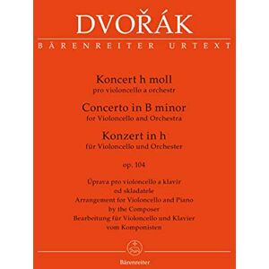 Dvorák, Antonín Concerto for Violoncello in B minor Op.104 (Cello and Piano) Dvorák, Antonín Concerto for Violoncello in B minor Op.104 (Cello and Piano)
