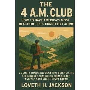 Jackson The 4 A.M. Club: How to Have America’s Most Beautiful Hikes Completely Alone.: 26 Empty Trails, the Gear That Gets You There, the Mindset That Keeps Them Secret, and the Oath You’ll Never Break Jackson The 4 A.M. Club: How to Have America’s Most Beautiful Hikes Completely Alone.: 26 Empty Trails, the Gear That Gets You There, the Mindset That Keeps Them Secret, and the Oath You’ll Never Break