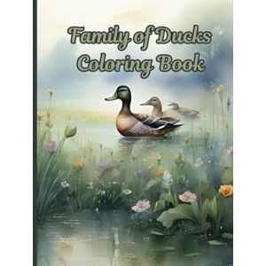 Boutique, Once In A Blue Moon Family of Ducks Coloring Book Boutique, Once In A Blue Moon Family of Ducks Coloring Book