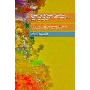 Durant, Zoe Opting Out: A Parent's Guide to a Barcode-Free Birth and Keeping Your Child Off the Grid: How to Protect Your Child's Identity and Secure Their Future Outside The State's System Durant, Zoe Opting Out: A Parent's Guide to a Barcode-Free Birth and Keeping Your Child Off the Grid: How to Protect Your Child's Identity and Secure Their Future Outside The State's System