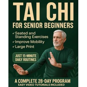 Hung, Shen Tai Chi for Senior Beginners: Simple Seated and Standing Exercises with Easy Video Tutorials — 15-Minute Daily Routines to Help You Feel Younger and Improve Mobility Hung, Shen Tai Chi for Senior Beginners: Simple Seated and Standing Exercises with Easy Video Tutorials — 15-Minute Daily Routines to Help You Feel Younger and Improve Mobility