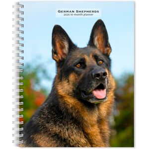 Publishers, Browntrout German Shepherds 2026 6 x 7.75 Inch Spiral-Bound Wire-O Weekly Engagement Planner Calendar New Full-Color Image Every Week BrownTrout Animals Dog Breeds Pets Publishers, Browntrout German Shepherds 2026 6 x 7.75 Inch Spiral-Bound Wire-O Weekly Engagement Planner Calendar New Full-Color Image Every Week BrownTrout Animals Dog Breeds Pets