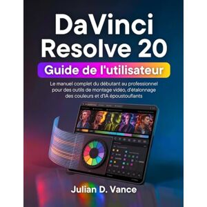 Vance, Julian D. DaVinci Resolve 20 Guide de l'utilisateur: Le manuel complet du débutant au professionnel pour des outils de montage vidéo, d'étalonnage des couleurs et d'IA époustouflants Vance, Julian D. DaVinci Resolve 20 Guide de l'utilisateur: Le manuel complet du débutant au professionnel pour des outils de montage vidéo, d'étalonnage des couleurs et d'IA époustouflants