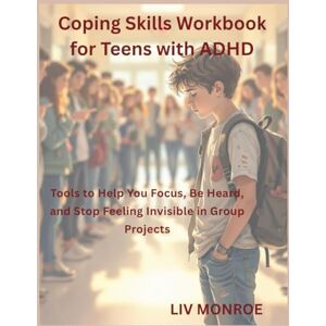 Monroe, Liv Coping Skills Workbook for Teens with ADHD: Tools to Help You Focus, Be Heard, and Stop Feeling Invisible in Group Projects Monroe, Liv Coping Skills Workbook for Teens with ADHD: Tools to Help You Focus, Be Heard, and Stop Feeling Invisible in Group Projects