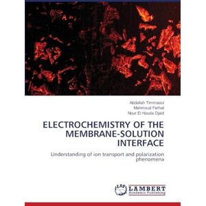 Timmaoui, Abdallah Electrochemistry of the Membrane-Solution Interface: Understanding of ion transport and polarization phenomena Timmaoui, Abdallah Electrochemistry of the Membrane-Solution Interface: Understanding of ion transport and polarization phenomena