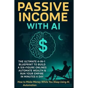 Crawford, Tommy Passive Income with AI: The Ultimate 4-in-1 Blueprint to Build a Six-Figure Online Business, Automate Wealth & Run Your Empire in Minutes a Day: How to Make Money While You Sleep Using AI, Automation Crawford, Tommy Passive Income with AI: The Ultimate 4-in-1 Blueprint to Build a Six-Figure Online Business, Automate Wealth & Run Your Empire in Minutes a Day: How to Make Money While You Sleep Using AI, Automation