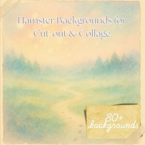 Kuo, David Hamster Backgrounds for Cut-out & Collage: A Collage Background Book of Cute Sceneries and Dreamy Hamster Themes Kuo, David Hamster Backgrounds for Cut-out & Collage: A Collage Background Book of Cute Sceneries and Dreamy Hamster Themes