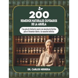 Herrera, Dr. Carlos 200 remedios naturales olvidados de la abuela: Una guía de boticario casero con mezclas de hierbas para el bienestar diario y la sanación holística Herrera, Dr. Carlos 200 remedios naturales olvidados de la abuela: Una guía de boticario casero con mezclas de hierbas para el bienestar diario y la sanación holística