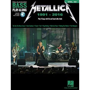 Metallica Bass Play-Along Volume 22: 1991-2016 (Book/Online Audio) (Hal Leonard Bass Play-along, 22) Metallica Bass Play-Along Volume 22: 1991-2016 (Book/Online Audio) (Hal Leonard Bass Play-along, 22)