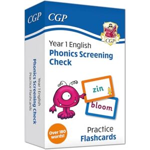 CGP Books Phonics Screening Check Flashcards for the Year 1 test (CGP Year 1 Phonics) CGP Books Phonics Screening Check Flashcards for the Year 1 test (CGP Year 1 Phonics)