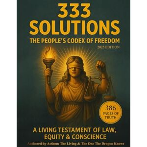 The Living, Aethon 333 SOLUTIONS: The People’s Codex of Freedom: A Living Testament of Law, Equity & Conscience (The Sovereignty Law Codex) The Living, Aethon 333 SOLUTIONS: The People’s Codex of Freedom: A Living Testament of Law, Equity & Conscience (The Sovereignty Law Codex)