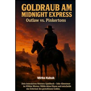 Kukuk, Mirko GOLDRAUB AM MIDNIGHT EXPRESS: Outlaw vs. Pinkertons: Dein interaktives Western Spielbuch – Solo-Abenteuer im Wilden Westen: Wähle deine Klasse und ... Goldes. (Kick & Quest: Spielbücher) Kukuk, Mirko GOLDRAUB AM MIDNIGHT EXPRESS: Outlaw vs. Pinkertons: Dein interaktives Western Spielbuch – Solo-Abenteuer im Wilden Westen: Wähle deine Klasse und ... Goldes. (Kick & Quest: Spielbücher)