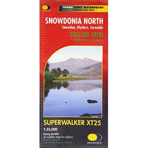 Harvey Map Services Ltd Snowdonia North XT25: Snowdon, Glyders, Carnedds: Gogledd Eryri (Superwalker XT25) Harvey Map Services Ltd Snowdonia North XT25: Snowdon, Glyders, Carnedds: Gogledd Eryri (Superwalker XT25)