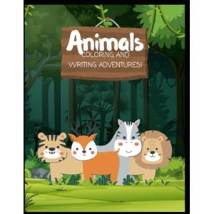 B, Miss Reena Animal Coloring And Writing Adventures !: Big Letter Tracing & Fun Cartoon Animal Pages for Toddlers, Preschool, & Kindergarten Kids Ages 3-5 B, Miss Reena Animal Coloring And Writing Adventures !: Big Letter Tracing & Fun Cartoon Animal Pages for Toddlers, Preschool, & Kindergarten Kids Ages 3-5