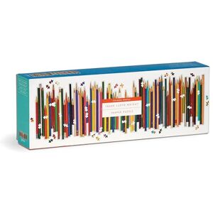 Galison 9780735370456 Frank Lloyd Wright Colored Pencils Shaped 1000 Piece Panoramic Puzzle Galison 9780735370456 Frank Lloyd Wright Colored Pencils Shaped 1000 Piece Panoramic Puzzle