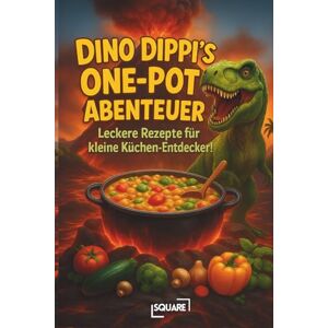 SQUARE Dino Dippi’s One-Pot Abenteuer – Das kinderleichte Kochbuch voller Dino-Rezepte Das Rezeptbuch für die ganze Familie – mit wenigen Zutaten und riesigem Spaß! ( Bücher) SQUARE Dino Dippi’s One-Pot Abenteuer – Das kinderleichte Kochbuch voller Dino-Rezepte Das Rezeptbuch für die ganze Familie – mit wenigen Zutaten und riesigem Spaß! ( Bücher)