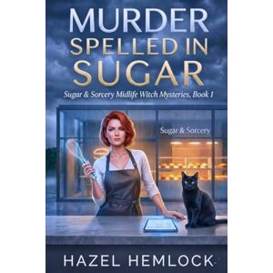 Hemlock, Hazel Murder Spelled in Sugar: A Midlife Witch Cozy Mystery with Murder, Magic, and Fresh-Baked Revenge (Sugar & Sorcery Midlife Witch Mysteries Series) Hemlock, Hazel Murder Spelled in Sugar: A Midlife Witch Cozy Mystery with Murder, Magic, and Fresh-Baked Revenge (Sugar & Sorcery Midlife Witch Mysteries Series)
