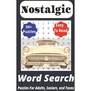 Puzzle Books, ATK Nostalgic Word Search Puzzle Book: Word Searches with Easy-to-Read Print about Nostalgia, Retro Themes, Good Old Days, and More 6x9 inches, 110 ... for Celebrations, Vacation, and Holidays. Puzzle Books, ATK Nostalgic Word Search Puzzle Book: Word Searches with Easy-to-Read Print about Nostalgia, Retro Themes, Good Old Days, and More 6x9 inches, 110 ... for Celebrations, Vacation, and Holidays.