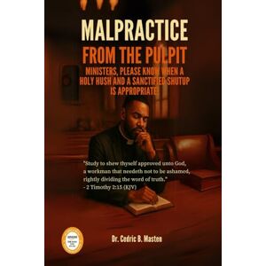 B. Masten, Dr. Cedric MALPRACTICE FROM THE PULPIT : Ministers, Please Know When a Holy Hush and a Sanctified Shut Up Are Appropriate!: A Bold Call for Clergy ... and Humble Leadership in the Church B. Masten, Dr. Cedric MALPRACTICE FROM THE PULPIT : Ministers, Please Know When a Holy Hush and a Sanctified Shut Up Are Appropriate!: A Bold Call for Clergy ... and Humble Leadership in the Church