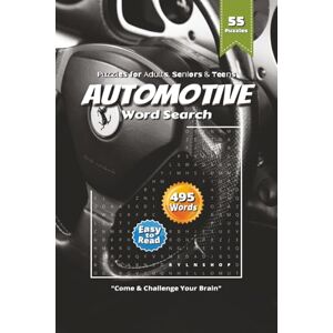 shop, RYLN Automotive Word Search Puzzle Book: Auto Mechanics Word Searches Featuring Engines, Clutches, Steering & More 6×9 Inches, 110 Pages 50+ Relaxing Puzzles for Hands-On Thinkers shop, RYLN Automotive Word Search Puzzle Book: Auto Mechanics Word Searches Featuring Engines, Clutches, Steering & More 6×9 Inches, 110 Pages 50+ Relaxing Puzzles for Hands-On Thinkers
