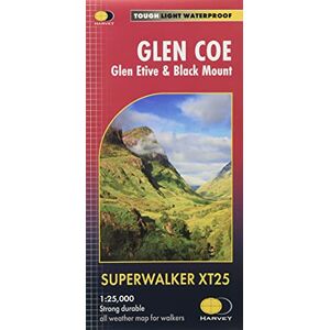 Harvey Maps Ltd Glen Coe, Glen Etive & Black Mount: XT25 (Superwalker XT25) Harvey Maps Ltd Glen Coe, Glen Etive & Black Mount: XT25 (Superwalker XT25)
