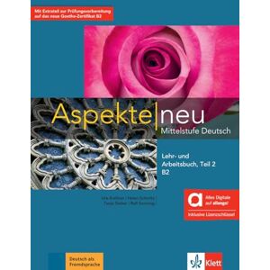 Collectif Aspekte neu b2.2, libro del alumno y de ejercicios, parte 2 edicion hibrida allango: Mittelstufe Deutsch. Lehr- und Arbeitsbuch, Teil 2 inklusive Lizenzschlüssel allango (24 Monate) Collectif Aspekte neu b2.2, libro del alumno y de ejercicios, parte 2 edicion hibrida allango: Mittelstufe Deutsch. Lehr- und Arbeitsbuch, Teil 2 inklusive Lizenzschlüssel allango (24 Monate)
