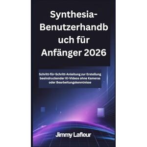 Lafleur, Jimmy Synthesia-Benutzerhandbuch für Anfänger 2026: Schritt-für-Schritt-Anleitung zur Erstellung beeindruckender KI-Videos ohne Kameras oder Bearbeitungskenntnisse Lafleur, Jimmy Synthesia-Benutzerhandbuch für Anfänger 2026: Schritt-für-Schritt-Anleitung zur Erstellung beeindruckender KI-Videos ohne Kameras oder Bearbeitungskenntnisse