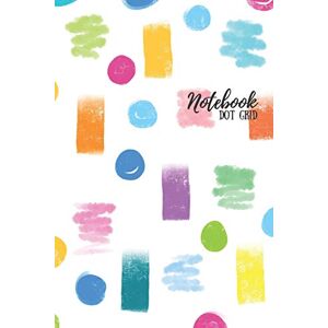 Grunduls Colorful Journals, Anna Notebook: Abstract 6x9 Dot Grid Journal with Adult Coloring Margins, 100 Pages Grunduls Colorful Journals, Anna Notebook: Abstract 6x9 Dot Grid Journal with Adult Coloring Margins, 100 Pages