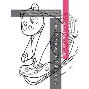 Sample, Ricko Dupri Panda's Snowy Trickster Trails: 61 Frosty, Funny, and Tricky Animal-Themed Zentangle Designs Sample, Ricko Dupri Panda's Snowy Trickster Trails: 61 Frosty, Funny, and Tricky Animal-Themed Zentangle Designs