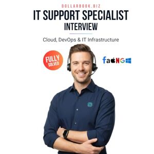 .Biz, DollarBook IT Support Specialist Interview: Crack Your Next Job with 100+ Frequently Asked Questions Fully Solved (Cloud, DevOps & IT Infrastructure Interview Series — FAANG / Fortune 500 / Startups) .Biz, DollarBook IT Support Specialist Interview: Crack Your Next Job with 100+ Frequently Asked Questions Fully Solved (Cloud, DevOps & IT Infrastructure Interview Series — FAANG / Fortune 500 / Startups)