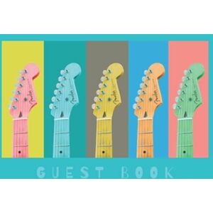 Trendy Visitor Designs Guest Book: Guitar Musician Artist Visitor Sign In Book With Email And Postal Address Column Compact and Small Soft Cover To Suit Any Home, Vacation House, And More Trendy Visitor Designs Guest Book: Guitar Musician Artist Visitor Sign In Book With Email And Postal Address Column Compact and Small Soft Cover To Suit Any Home, Vacation House, And More