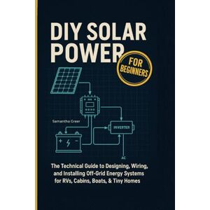 Greer, Samantha DIY Solar Power for Beginners: The Technical Guide to Designing, Wiring, and Installing Off-Grid Energy Systems for RVs, Cabins, Boats, & Tiny Homes Greer, Samantha DIY Solar Power for Beginners: The Technical Guide to Designing, Wiring, and Installing Off-Grid Energy Systems for RVs, Cabins, Boats, & Tiny Homes