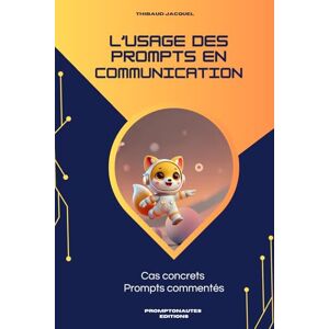 Jacquel, Thibaud L'usage des prompts en communication: Prêts à transformer vos interactions avec l'IA ? Jacquel, Thibaud L'usage des prompts en communication: Prêts à transformer vos interactions avec l'IA ?