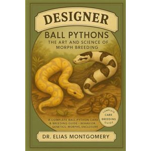 MONTGOMERY, DR. ELIAS Designer Ball Pythons – The Art and Science of Morph Breeding: A Complete Ball Python Care & Breeding Guide – Behavior, Genetics, Morphs, Enclosure Design, and Health for the Modern Reptile Keeper MONTGOMERY, DR. ELIAS Designer Ball Pythons – The Art and Science of Morph Breeding: A Complete Ball Python Care & Breeding Guide – Behavior, Genetics, Morphs, Enclosure Design, and Health for the Modern Reptile Keeper