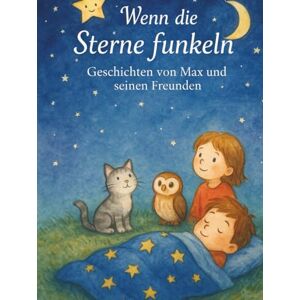 Helwig, Enrico Wenn die Sterne funkeln – Illustrierte Gutenachtgeschichten mit Max und seinen Freunden: Vorlesebuch für Kinder ab 3 Jahren – beruhigende ... Max, seiner Kuscheldecke und vielen Freunden Helwig, Enrico Wenn die Sterne funkeln – Illustrierte Gutenachtgeschichten mit Max und seinen Freunden: Vorlesebuch für Kinder ab 3 Jahren – beruhigende ... Max, seiner Kuscheldecke und vielen Freunden