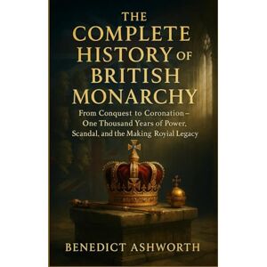 Ashworth, Benedict THE COMPLETE HISTORY OF THE BRITISH MONARCHY: From Conquest to Coronation One Thousand Years of Power, Scandal, and the Making of Britain’s Royal Legacy” Ashworth, Benedict THE COMPLETE HISTORY OF THE BRITISH MONARCHY: From Conquest to Coronation One Thousand Years of Power, Scandal, and the Making of Britain’s Royal Legacy”