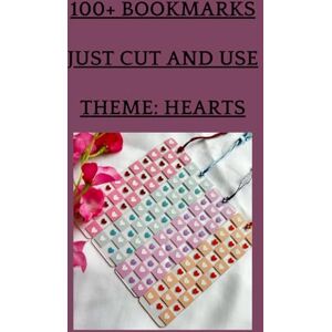 Books, Pretty 100+ BOOKMARKS JUST CUT AND USE THEME: HEARTS by PrettyBooks (Standard Size), For All Age Groups Books, Pretty 100+ BOOKMARKS JUST CUT AND USE THEME: HEARTS by PrettyBooks (Standard Size), For All Age Groups