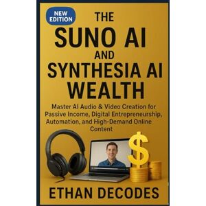 DECODES, ETHAN THE SUNO AI AND SYNTHESIA AI WEALTH: Master AI Audio & Video Creation for Passive Income, Digital Entrepreneurship, Automation, and High-Demand Online Content (SUNO AI MUSIC GENERATION TO WEALTH) DECODES, ETHAN THE SUNO AI AND SYNTHESIA AI WEALTH: Master AI Audio & Video Creation for Passive Income, Digital Entrepreneurship, Automation, and High-Demand Online Content (SUNO AI MUSIC GENERATION TO WEALTH)